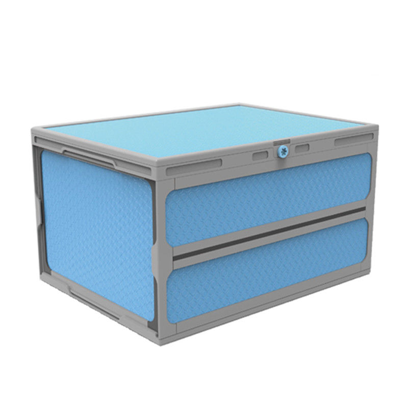 300kg azul que carga la caja de plataforma plástica plegable de Coreflute de la caja plástica de la brazola