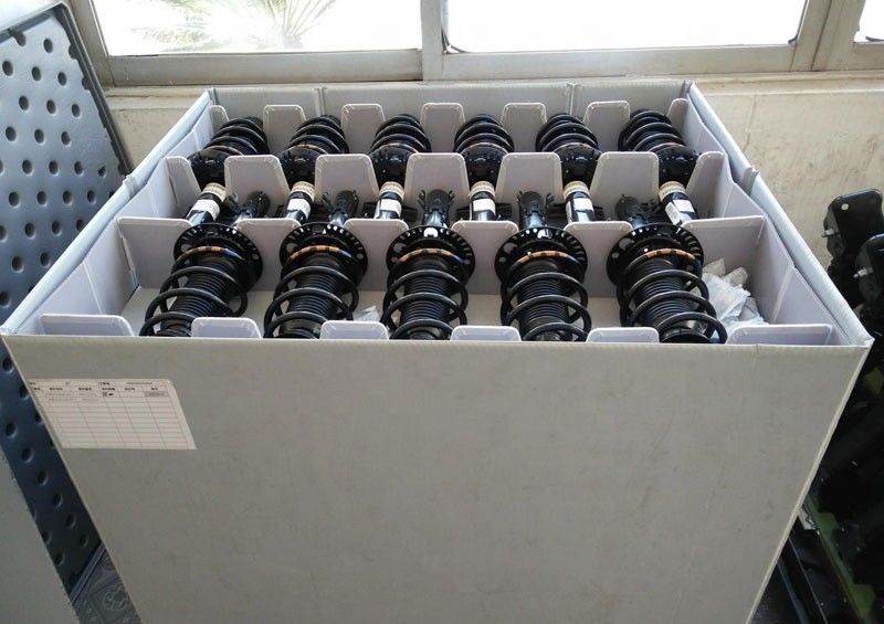 300kg azul que carga la caja de plataforma plástica plegable de Coreflute de la caja plástica de la brazola