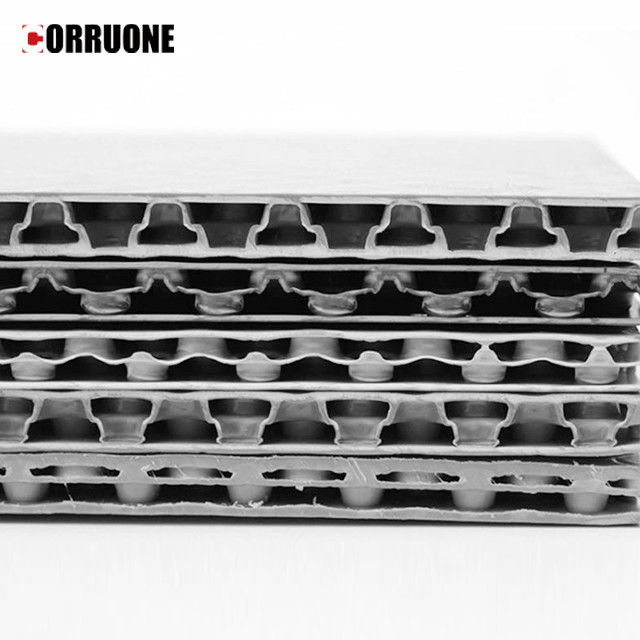 hojas blancas de Correx del tablero plástico acanalado 10m m blanco de 9m m 4m m