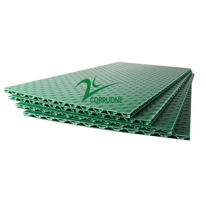 hojas blancas de Correx del tablero plástico acanalado 10m m blanco de 9m m 4m m