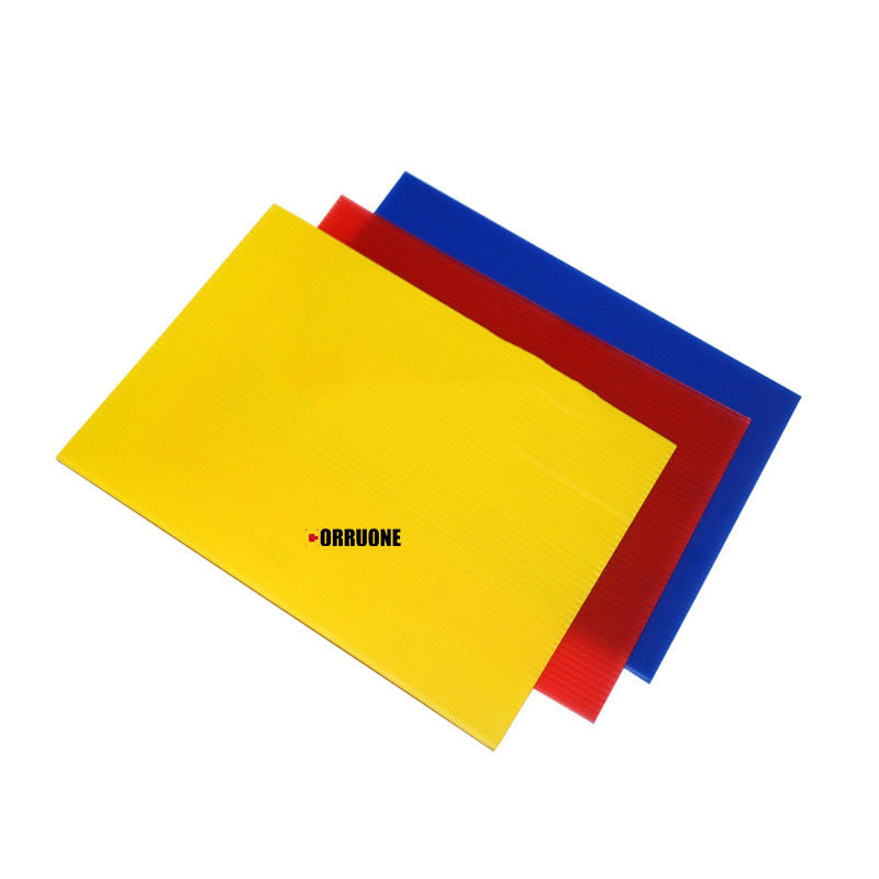 Hoja corrugada de PP de 3 capas de espesor de la estructura 0.2-2mm Disponible Paypal Aceptado