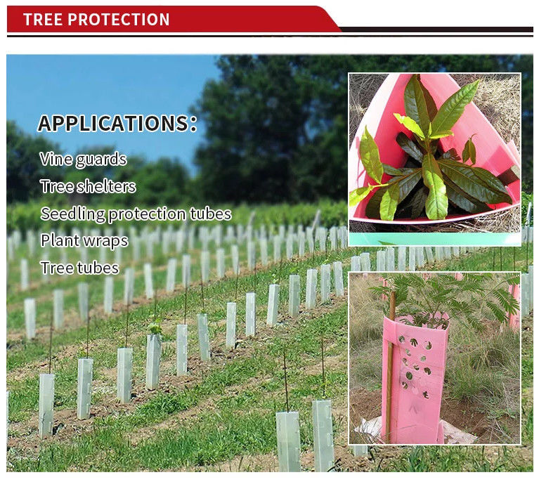 protectores del tronco de Green Plastic Tree del guardia del árbol de 1.5m m PP Corflute