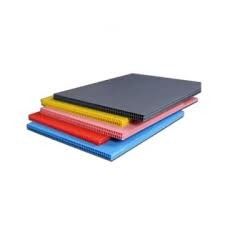 Rojo azul reciclado acanaló las hojas plásticas 10m m PP de cartón corrugado