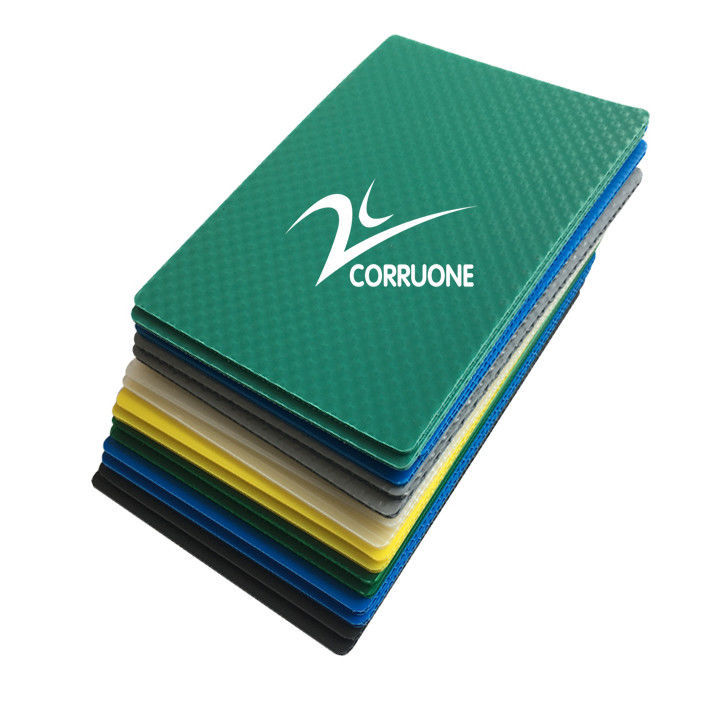 El tablero amarillo de Coroplast 5m m 6m m 8m m acanaló las hojas plásticas 4x8