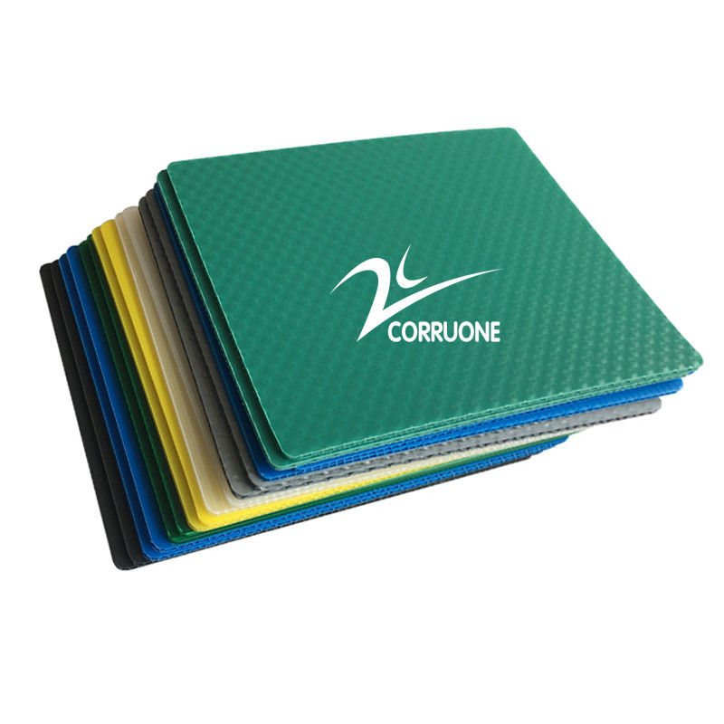 El tablero amarillo de Coroplast 5m m 6m m 8m m acanaló las hojas plásticas 4x8