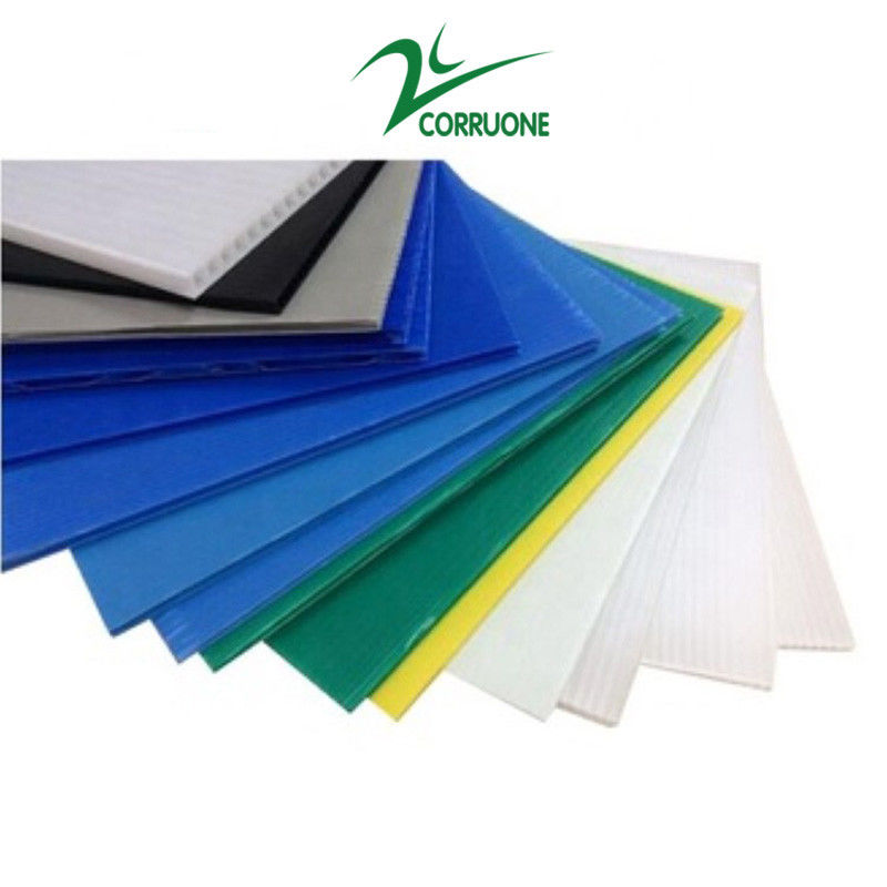 Protección Correx Corflute 2440 x 1220 de la hoja del polipropileno 3m m Corflute