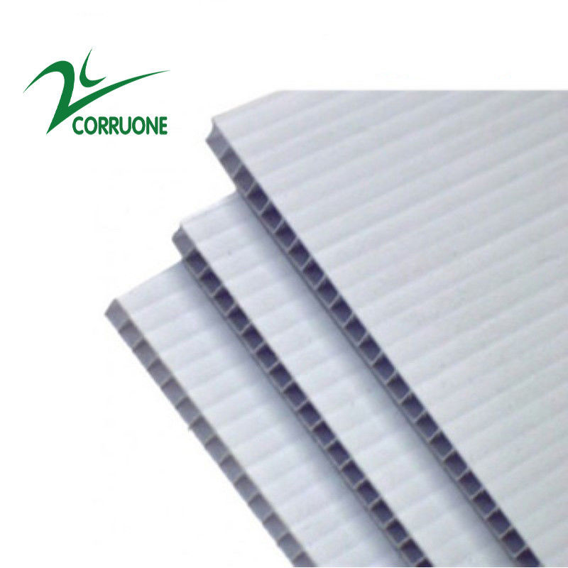 hojas 12m m blancas de la protección del piso de Correx de las hojas de 10m m Corflute