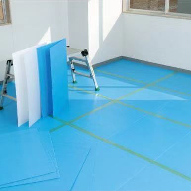 Rollo impermeable de la protección del piso de la hoja 2m m 3m m Correx de los PP Coroplast