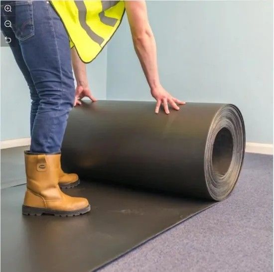 Rollo negro de la protección del piso de la hoja 6m m 8m m Correx de Corflute