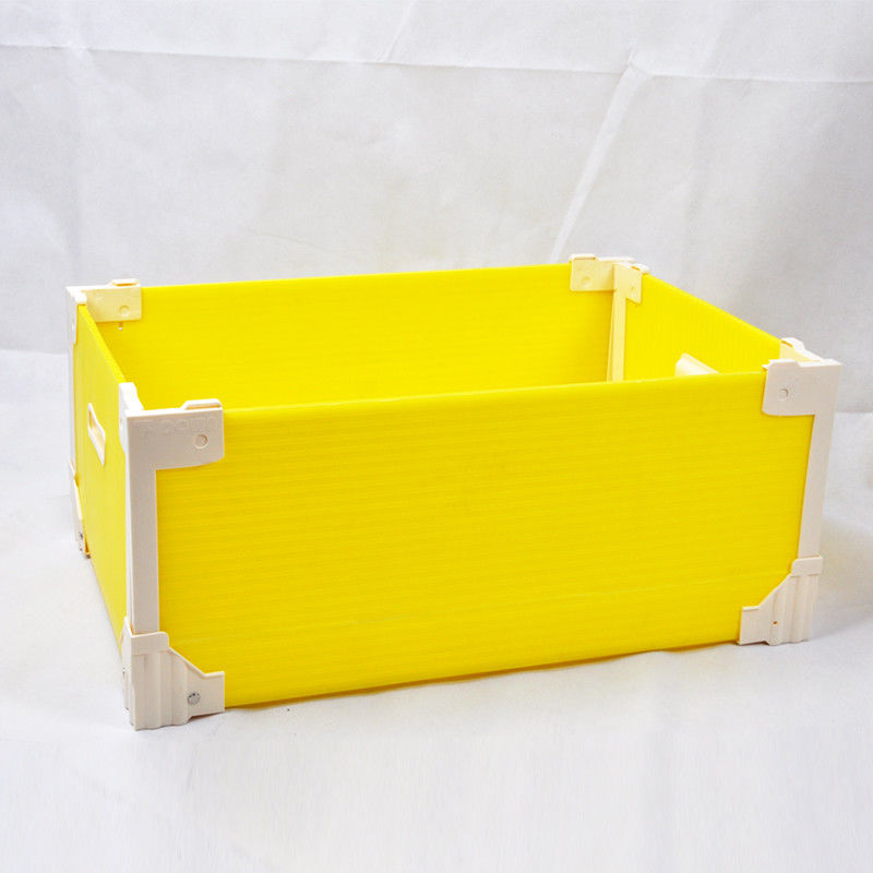 Caja de almacenamiento de plástico corrugado de pp con tapa hecha a medida