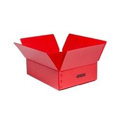 1.5mm-30m m PP acanalaron azulverde blanco de las cajas del envase de plástico