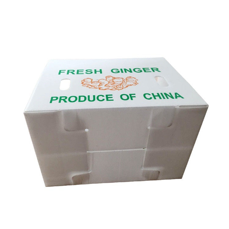 la caja acanalada Cartonplast del mango de 3.5m m acanaló las cajas para el empaquetado de la fruta