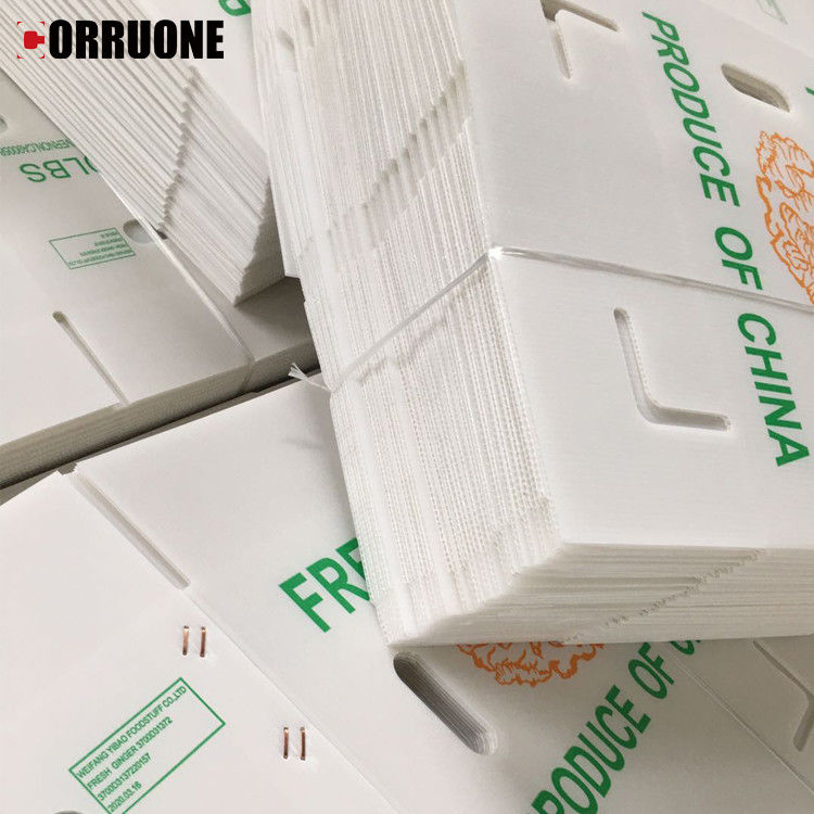 la caja acanalada Cartonplast del mango de 3.5m m acanaló las cajas para el empaquetado de la fruta