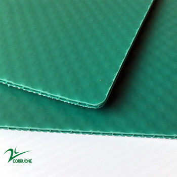 Hojas plásticas verdes de la cartulina 4x8 de las hojas 5m m de Coroplast 4 x 8