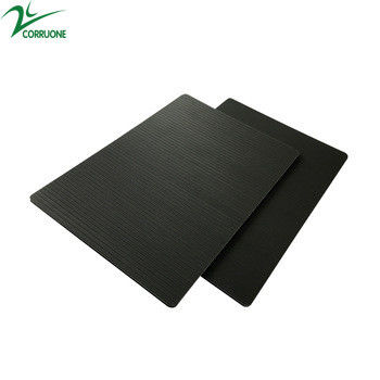 Hojas plásticas verdes de la cartulina 4x8 de las hojas 5m m de Coroplast 4 x 8
