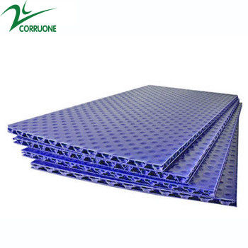 Hojas plásticas verdes de la cartulina 4x8 de las hojas 5m m de Coroplast 4 x 8