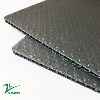 Hojas plásticas verdes de la cartulina 4x8 de las hojas 5m m de Coroplast 4 x 8