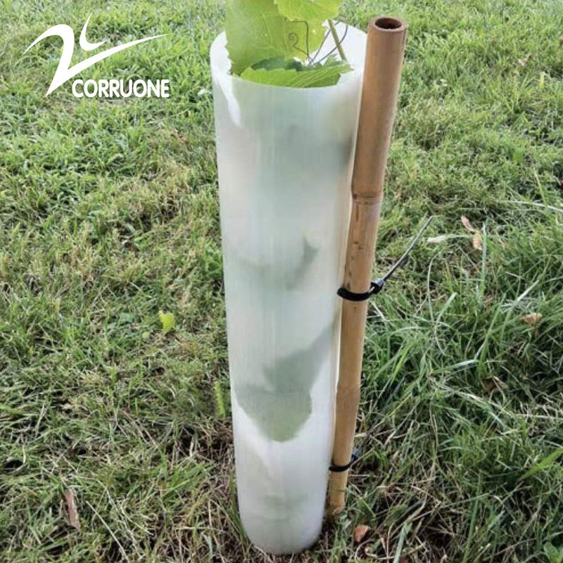 Protector de árboles de plástico corrugado de PP flexible y impermeable para árboles